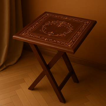 Chinyoti Solid Sheesham Wood Foldable Table