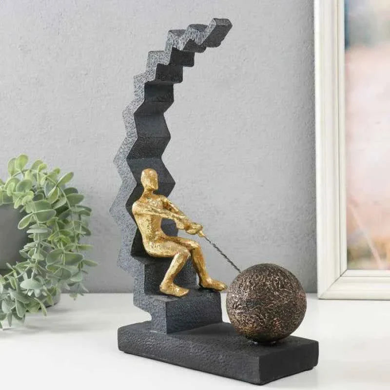 Fibre Man Decoration - Unique Home Decor for Creative Spaces - Furniko.pk