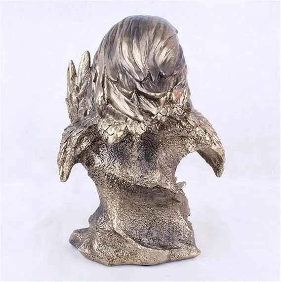 Elegant Eagle Head Statue – Decorative Art Piece