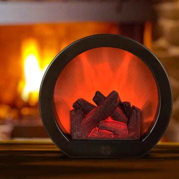 LED Flame Effect Wall Decor